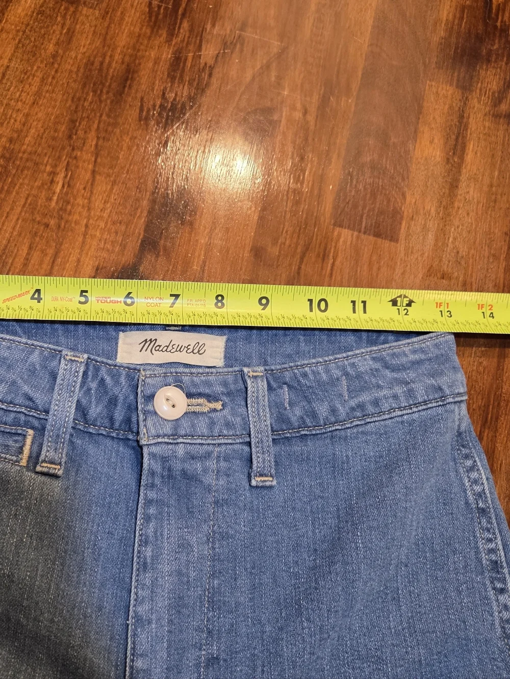 Madewell Emmett Wide-Leg Crop Jeans Light Wash 25 Clean Girl Vintage Inspo - Picture 5 of 8